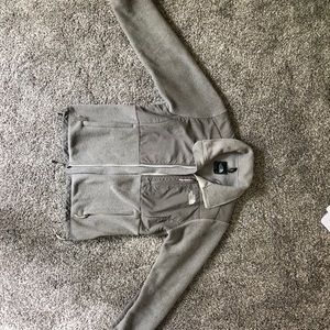 Gray northface jacket